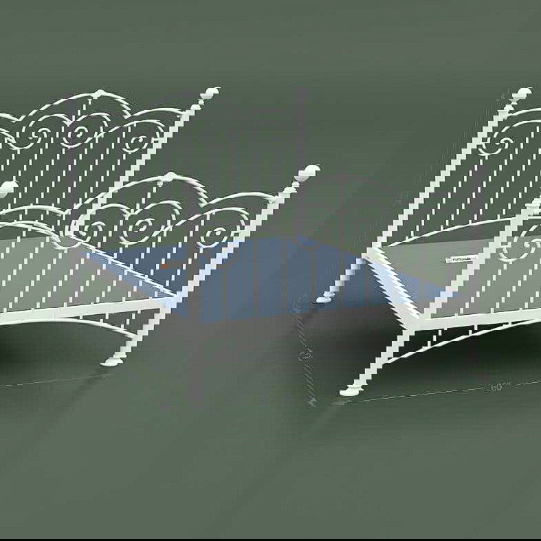 MetalCraft Traditional Spanish Design Iron Bed - Furnishiaa -  -